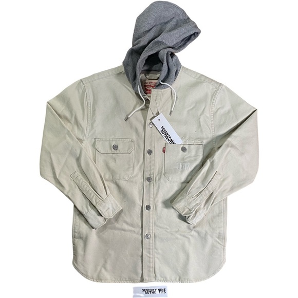 Levi's Other - NWT - Levi’s Canvas Jacket w/ Heather Hood (Button-Down)